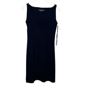 Chiara Boni Dress Black LBD Bodycon Size 44 Approx US Size 6 NEW $515